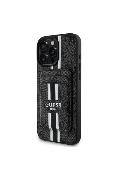 Guess iPhone 16 Pro Uyumlu Kılıf Guess  Lisanslı Magsafe Şarj Özellikli 4G De...