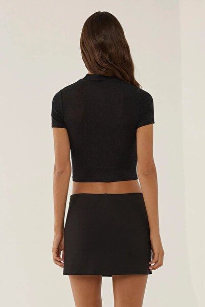 Hiccup Dar Kesim Πλεκτό Crop Top