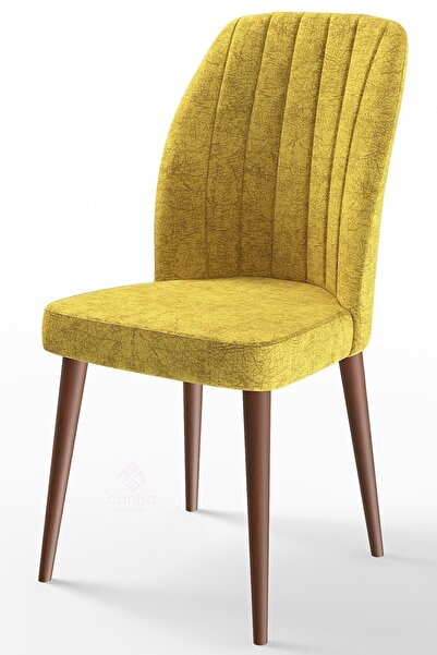 Canisa Concept Etra Serisi Ahşap Gürgen Ayaklı 1.sınıf Sandalye Renk Hardal A...