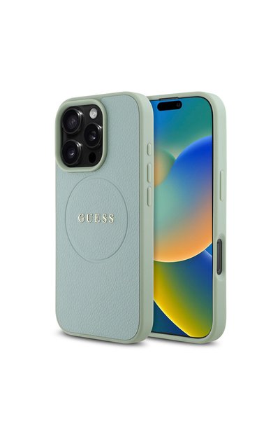 Guess iPhone 16 Pro Uyumlu Kılıf Guess  Lisanslı Magsafe Şarj Özellikli Yazı ...