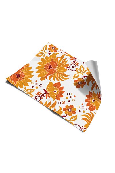 Bigaimaj Autocolant pentru ușă pentru frigider și mașină de spălat vase cu model floral - folie autoadezivă