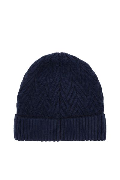 U.S. Polo Assn. Men's Navy Blue Beret 50292951 -Vr033