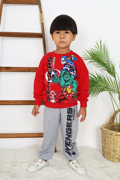 My Kids Wear Unhardered 100% Cotton Set for Boy - Three Thread
