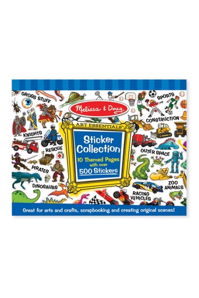 Melissa & Doug Çıkartma Koleksiyonu -Mavi