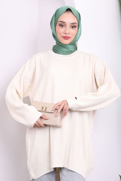 İmajButik Stone Shabby Knitwear Tunic