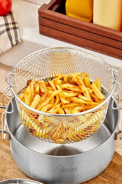 ALİNA HOME Zenlife 22 cm Steel Frying Stove