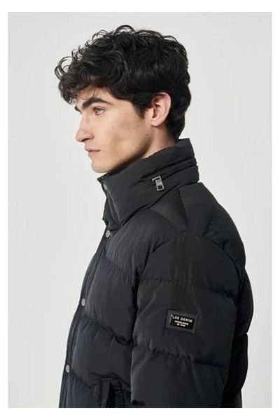 Lee Ανδρικό μπουφάν Regular Fit Μαύρο L 222360001   Μπουφάν με υποστήριξη