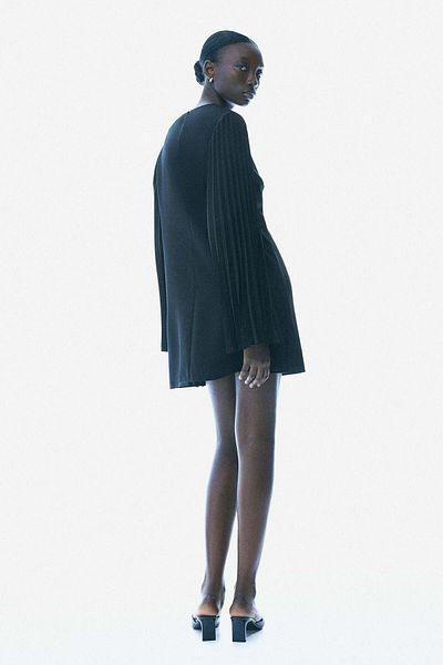 H&M Pleat-sleeved dress