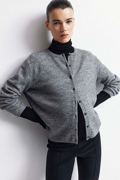 H&M MAMA Fine-knit cardigan