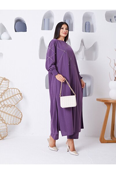 melda büyük beden tesettür takım