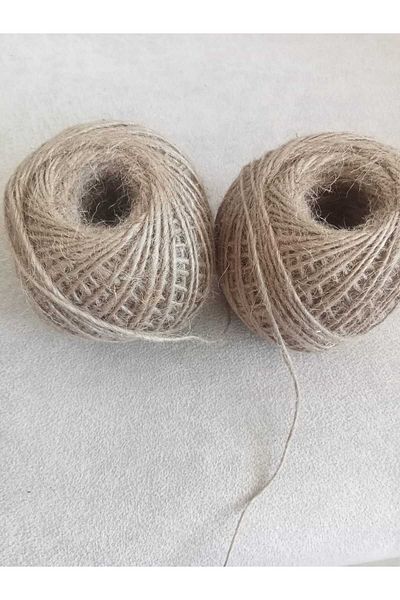 hobi duragı Jute Knap 100 Metre Soft Thread - 2 Pieces