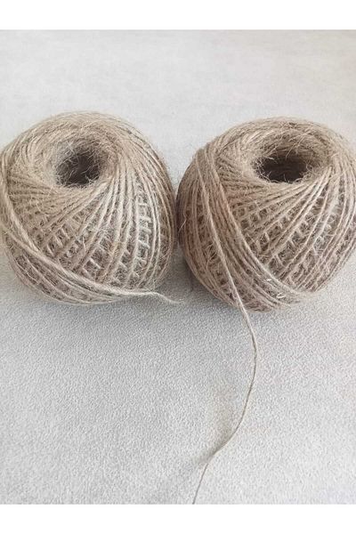 hobi duragı Jute Knap 100 Metre Soft Thread - 2 Pieces