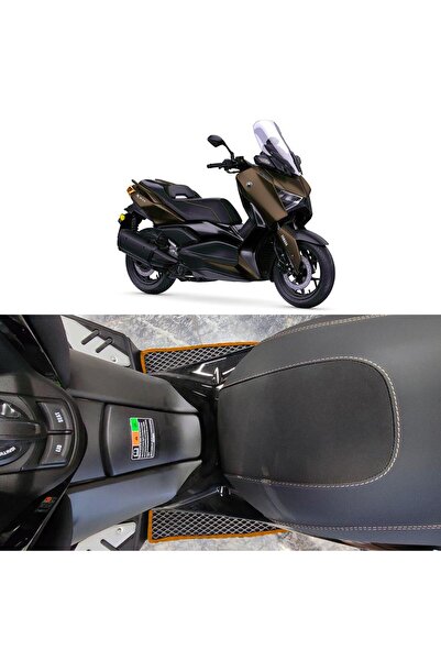 Bod Yamaha XMAX/Tech MAX 250 Motor 3D Havuzlu Paspas Siyah-Fitil Rengi Taba