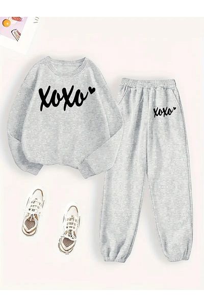 Pink Sky Σετ φόρμας Unisex Plus Size
