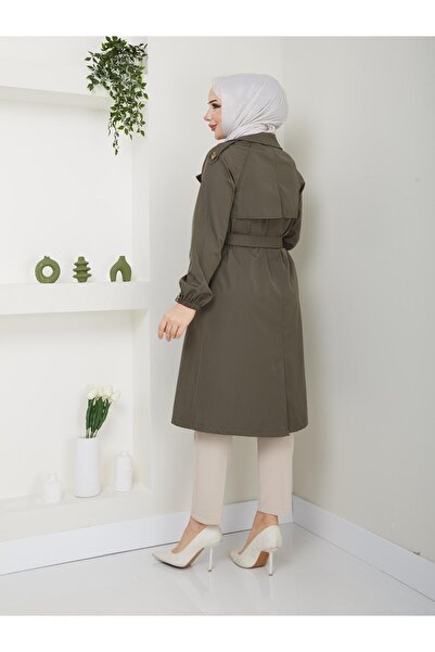 Quen Kadın Astarlı Trençkot