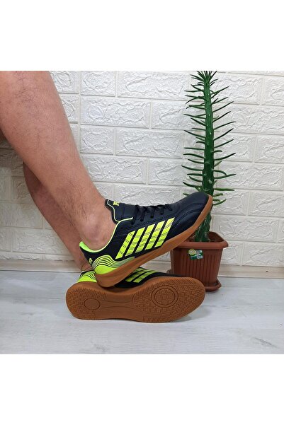 MP ONE حذاء كرة قدم لكرة الصالات M.P 1351 أسود-أصفر غير قابل للانزلاق