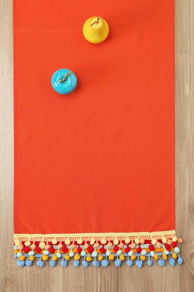 Aisha's Design 90X30 Colorful Pompom Runner - R-61
