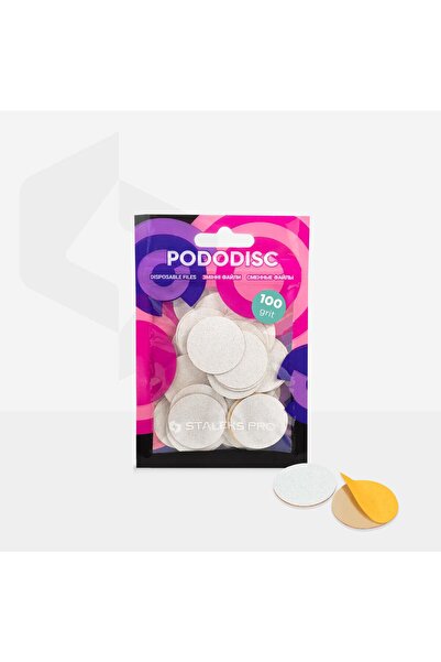 STALEKS PODODISC STALEKS PRO L Pedikür Disk İçin Yedek Beyaz Törpüler, 100 Gr...