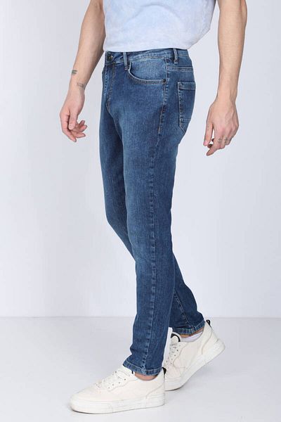 BANNY JEANS Мъжки сини дънки с права кройка