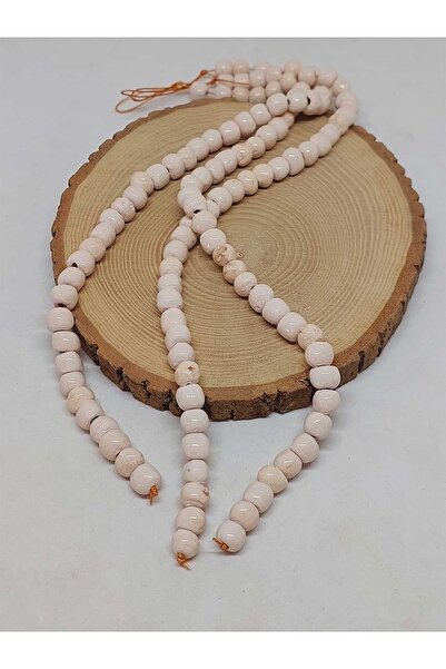 Yasamtohumu Білий колір, глазуровані керамічні намистини, нитка 8-9 мм/29 см ...