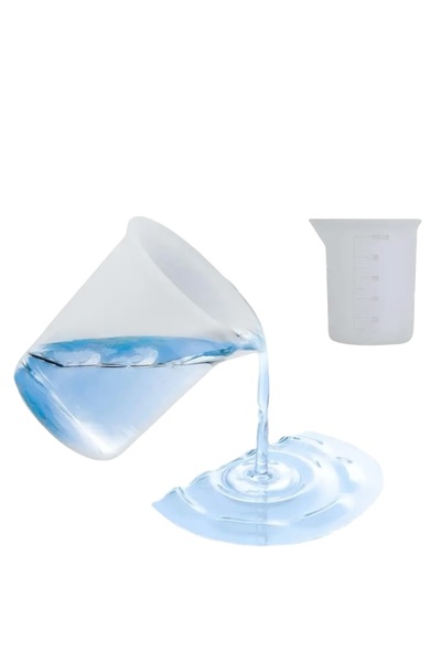 Home 4 Pieces 100ml Epoxy Silicone Measuring Cup