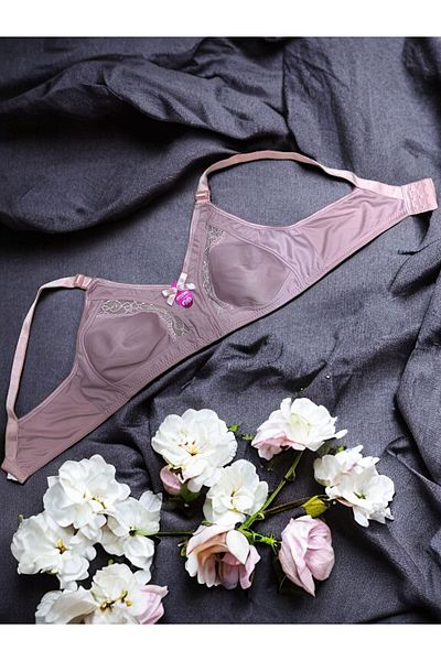 Şenay Black Lace Detailed - Miflon Oversize Gathering Women's Bra