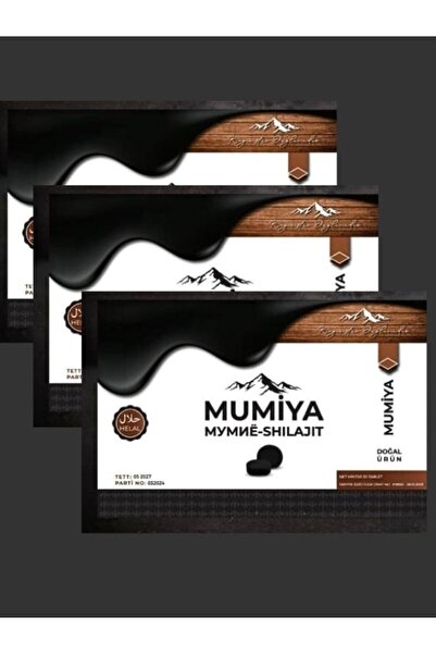 aleyna baharat Mumiyo Tablet 30'lu Tablet Mumiya Tablet 3 ADET
