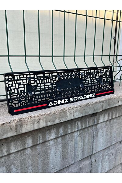 plakalıkhane Çizgi Plakalık MODEL 1 , 2 Adet Premium Uv Baskılı Kişiye Özel P...