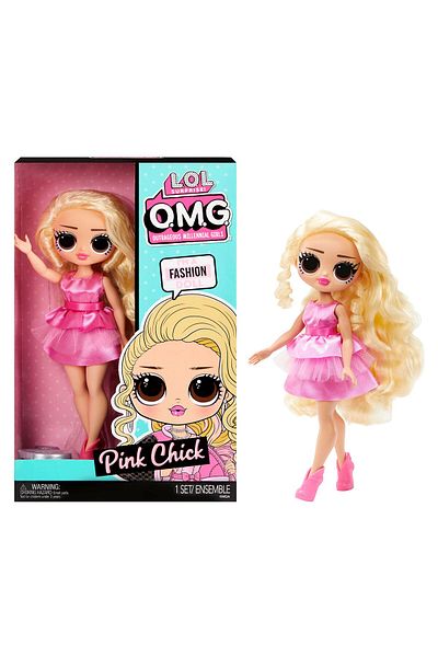 L.O.L. SURPRISE ! Lol OMG Fashion Doll - Pink Chick MGA, Toys for Girls, Birthday Gift