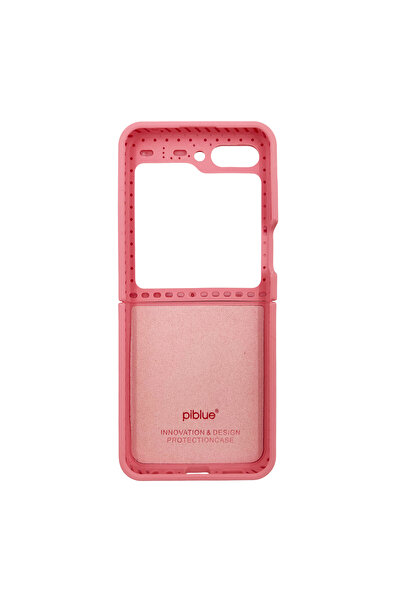 Nettech Samsung Galaxy Z Flip 5 Uyumlu Nano Silikon Arka Koruma Kılıf - Pembe