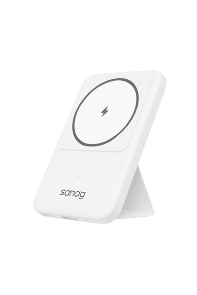 RTG Sanag C06 Magsafe Powerbank 10000mah Standlı Hızlı Taşınabilir Type-C ve USB Çıkışlı Batarya