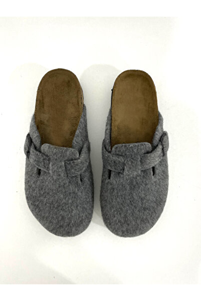 FOLGEN ONLINE Филцови чехли с коркова подметка, затворена отпред, за ежедневен тен