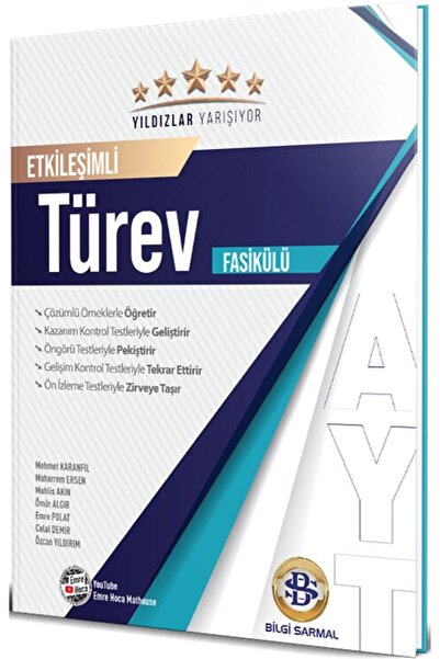 Bilgi Sarmal Yayınları Bilgi Sarmal Ayt Türev Yıldızlar Yarışıyor Etkileşimli Fasikülü 2026