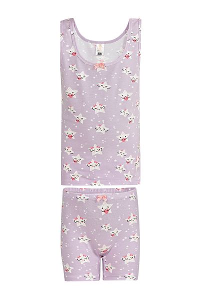 ÖZKAN underwear Özkan 43137-38-39 - 3 Pack 6 Pieces Mixed Pattern Cotton Jumpers for Girls