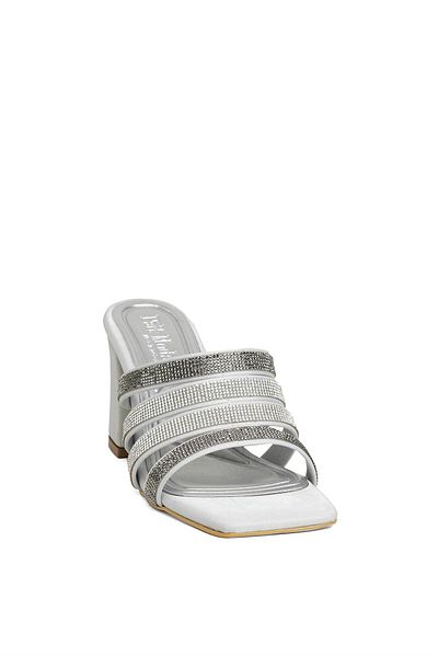 MİSS PARK MODA Miss Park Moda PM161 K400/1 Pantofi rochii de seara pentru femei Argintiu
