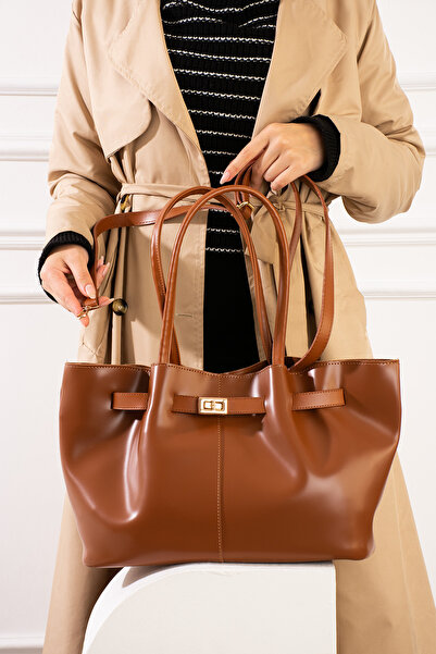 Lifonbag Geantă de mână și de umăr pentru femei, din piele moale, cu curea lu...