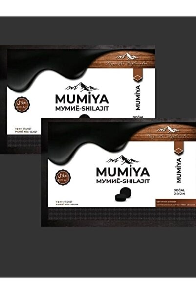 aleyna baharat Mumiyo Tablet 30'lu Tablet Mumiya Tablet 2 ADET