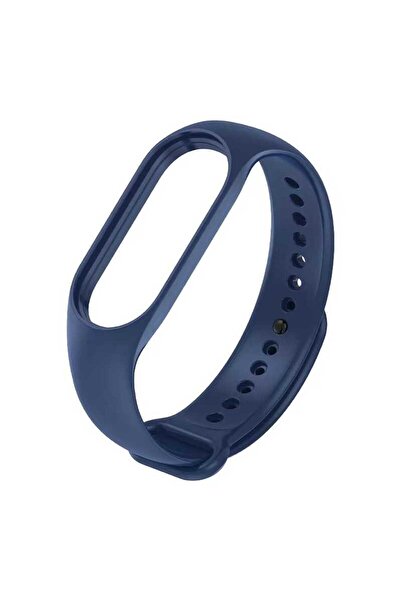 noktaks Mi Band 7 Uyumlu Kordon Klasik Silikon Kordon T23545 - Lacivert