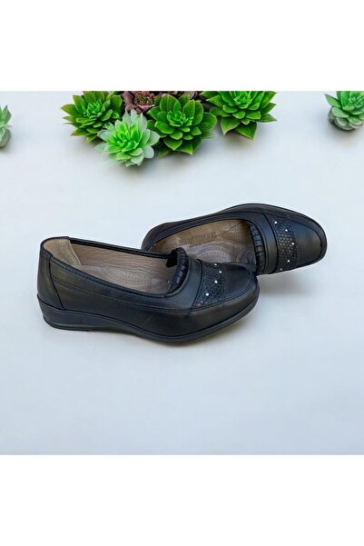 The Dilmach Tam Ortopedik Hakiki Deri Iç Taban Topuk Dikenine Özel Topuk Büyük Numara Anne Ayakkabı