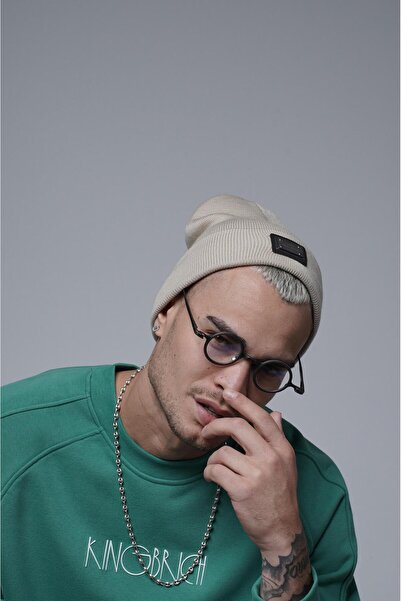 king brich Λεπτομερής πλεκτό Unisex Beanie με λογότυπο