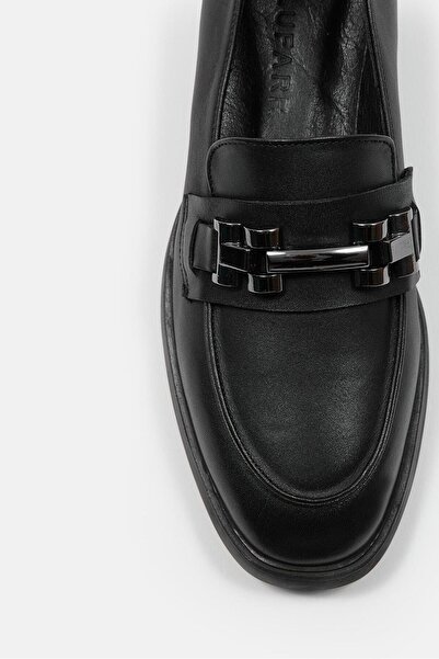 NILUFARR Minu Чорні жіночі лофери з натуральної шкіри