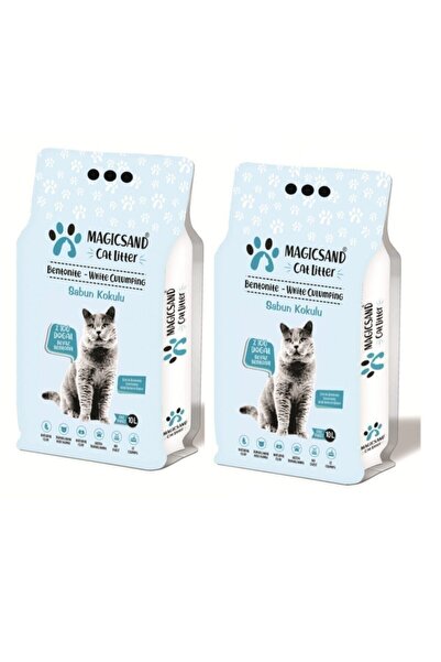 magicsand Marsilya Sabun Kokulu Kedi Kumu 10 Lt X 2 Adet