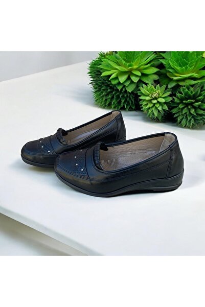 The Dilmach Tam Ortopedik Hakiki Deri Iç Taban Topuk Dikenine Özel Topuk Büyük Numara Anne Ayakkabı