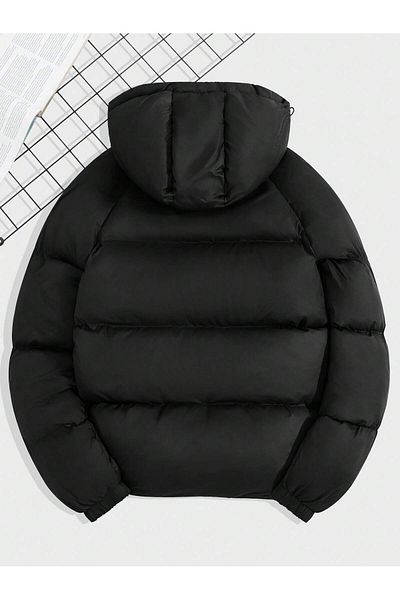 GAREN Unisex Printed Coat with Black Hood