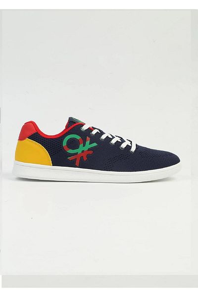 Benetton Bni-10296 Imported Navy Blue Men's Sports Shoes
