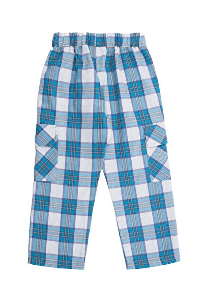 Ozmoz By Mukadder Özden Plaid Blue Winter Tiny Boy's Bottom