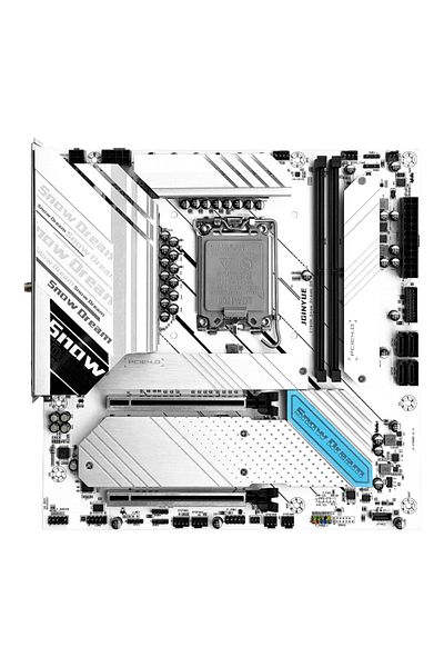 Jginyue Jgınyue Z790M Snow Dream D5 Intel Z790 Chipset Ddr5 8000 Mhz(Oc) 1700 Socket Matx Motherboard
