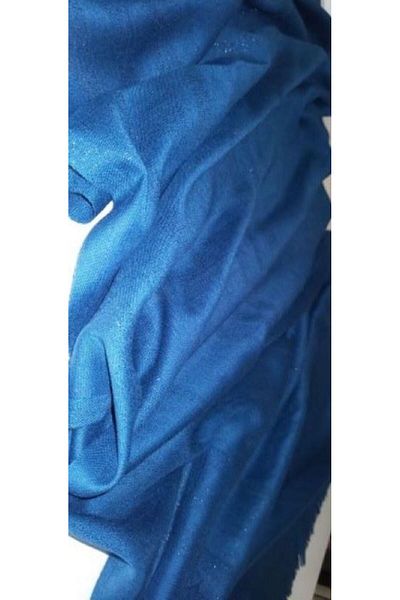 İskeçe Exclusive Self Luminous Blue Scarf in Custom Box