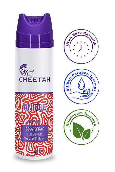 cheetah Unique Kadın Deodorant 150 Ml - Çiçeksi
