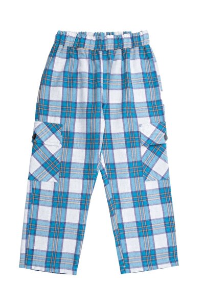 Ozmoz By Mukadder Özden Plaid Blue Winter Tiny Boy's Bottom